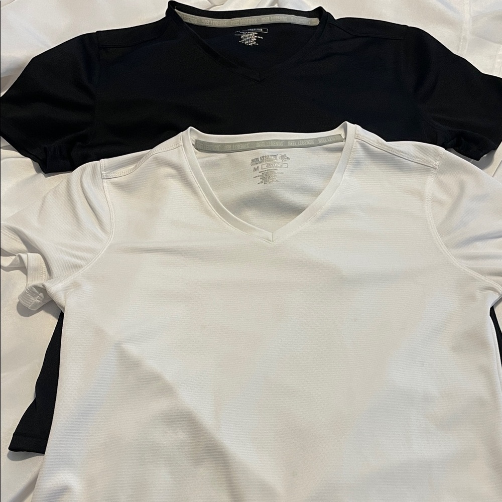 Black and White V-Neck T-Shirts TWO TEE’s for this price 😉